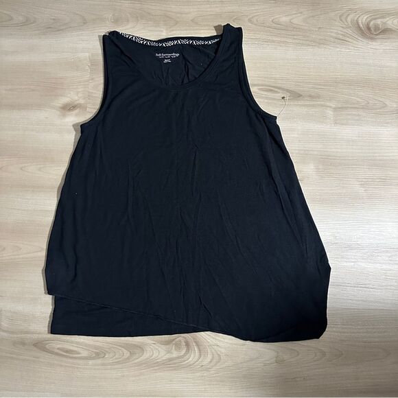 Soft‎ Surroundings Black Pullover Tank Top Size Medium - Picture 1 of 5